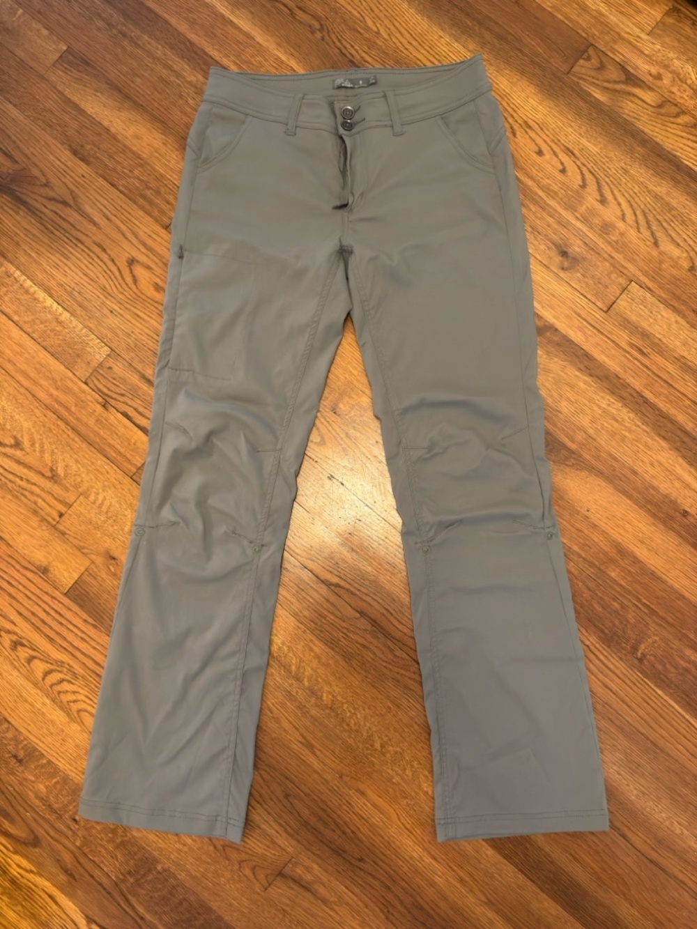 Prana Halle Women’s Olive Green Straight-Leg Outdoor Pants - Picture 3 of 4